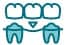 icon of teeth crowns and bridges
