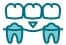 icon of teeth crowns and bridges